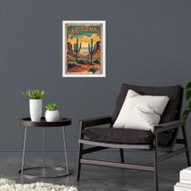 Quadro Decorativo Arizona USA 24x18cm - com vidro Quadro Decorativo Arizona USA 24x18cm - com vidro