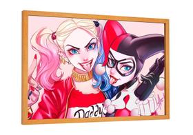 Quadro decorativo - arlequina harley quinn dc comics