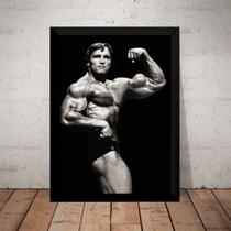 Quadro Decorativo Arnold Schwarzenegger Academias Cenario