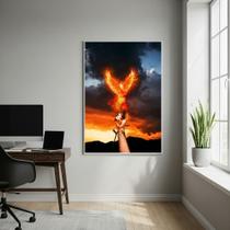 Quadro Decorativo Arquétipo Da Fênix - 70X50Cm