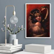 Quadro Decorativo Arquétipo Lilith 45x34cm - com vidro