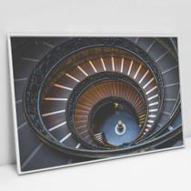 Quadro Decorativo Arquitetura Escadas em Espiral em tela Canvas Quadro Decorativo Arquitetura Escadas em Espiral em tela Canvas