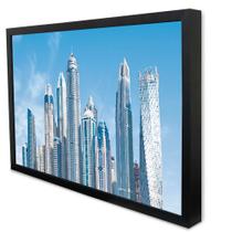 Quadro Decorativo Arquitetura Prédios Industriais em Moldura Caixa Quadro Decorativo Arquitetura Prédios Industriais em Moldura Caixa