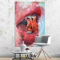 Quadro Decorativo Arte Aesthetic 90x60cm - Poesia Visual - ULTRA
