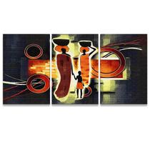 Quadro Decorativo Arte Africana Cultural para Sala Abstrato Quadro Decorativo Arte Africana Cultural para Sala Abstrato