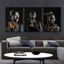 Quadro decorativo arte africana realista - NEYRAD