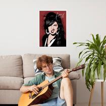 Quadro Decorativo Arte Amy Winehouse 33x24cm