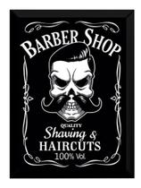 Quadro Decorativo Arte Barbearia Barbe Shop