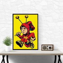Quadro Decorativo Arte Chapolin 24x18cm Quadro Decorativo Arte Chapolin 24x18cm