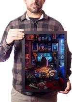 Quadro Decorativo Arte Clássicos Do Terror