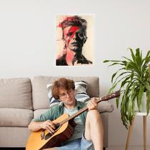 Quadro Decorativo Arte David Bowie 24x18cm Quadro Decorativo Arte David Bowie 24x18cm