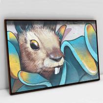 Quadro Decorativo Arte de Rua em tela Canvas Quadro Decorativo Arte de Rua em tela Canvas