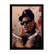 Quadro Decorativo Arte Digital Eazy-e Nwz Rap 42x29cm Quadro Decorativo Arte Digital Eazy-e Nwz Rap 42x29cm