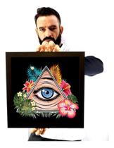 Quadro Decorativo Arte Maçonaria Olho Da Prosperidade Quadro Decorativo Arte Maçonaria Olho Da Prosperidade