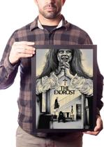 Quadro Decorativo Arte O Exorcista Filme Clássico Terror