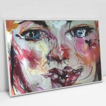 Quadro Decorativo Arte Rosto Urban Art em tela Canvas Quadro Decorativo Arte Rosto Urban Art em tela Canvas