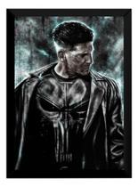 Quadro Decorativo Arte The Punisher O Justiceiro Marvel Hq