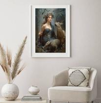 Quadro Decorativo Artemis Deusa Da Natureza - 60x48cm
