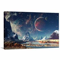 Quadro decorativo Artístico Ficção Científica - Tela em Tecido Quadro decorativo Artístico Ficção Científica - Tela em Tecido