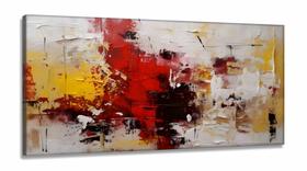 Quadro Decorativo Artistico Pintura em Tecido Canvas 130x60 cm