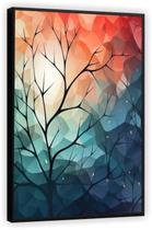 Quadro Decorativo Árvore Abstrato Colorido Salas Cozinhas Tela Canvas Premium Quadro Decorativo Árvore Abstrato Colorido Salas Cozinhas Tela Canvas Premium