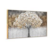 Quadro Decorativo Árvore Branca perfeito para quem ama momentos e a arte. Ideal para salas, quartos e escritórios.