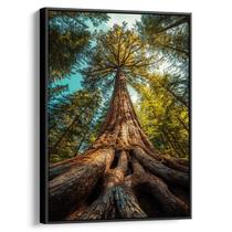 Quadro decorativo Árvore Colossal das Raízes Eternas - Art Canvas
