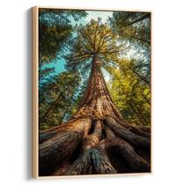 Quadro decorativo Árvore Colossal das Raízes Eternas - Art Canvas