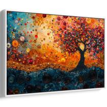 Quadro decorativo Árvore da Vida e o Círculo Cósmico - Art Canvas Quadro decorativo Árvore da Vida e o Círculo Cósmico - Art Canvas