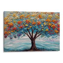 Quadro decorativo Árvore da Vida em Espirais de Luz - Art Canvas
