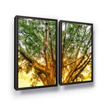 Quadro Decorativo Árvore da Vida Entardecer Sol Sala