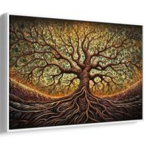 Quadro decorativo Árvore da Vida Entrelaçada com Raízes Sagradas - Art Canvas Quadro decorativo Árvore da Vida Entrelaçada com Raízes Sagradas - Art Canvas
