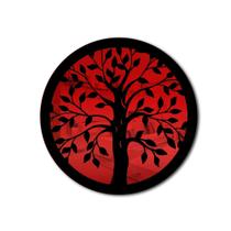 Quadro Decorativo Árvore da Vida Vermelho Espelhado em MDF