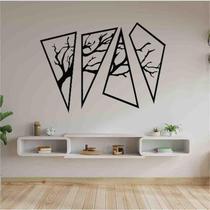 Quadro Decorativo Árvore Geométrica Vazado - Mdf 3Mm 003