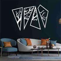 Quadro decorativo Árvore Geométrica Vazado MDF 3mm Quadro decorativo Árvore Geométrica Vazado MDF 3mm