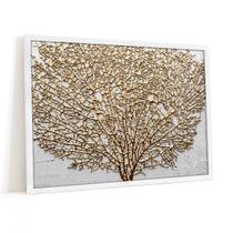 Quadro Decorativo Árvores Galhos Dourado Gold Tree 60x40cm Quadro Decorativo Árvores Galhos Dourado Gold Tree 60x40cm