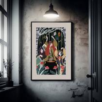 Quadro Decorativo As Três Bruxas - 60x48cm