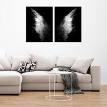 Quadro Decorativo Asas De Anjo Angel'S Wings 2 Peças 60X80Cm