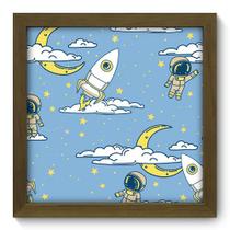 Quadro Decorativo - Astronauta - 22cm x 22cm - 126qdbm