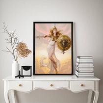 Quadro Decorativo Atena- Deusa Da Sabedoria 45x34cm