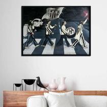 Quadro Decorativo Atlético Abbey Road 34x23Cm