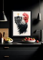 Quadro Decorativo Atletico mineiro meu galao - Com Vidro Tamanho:21cm x 30cm (A4)