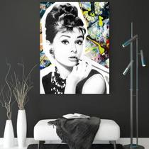 Quadro Decorativo Audrey Hepburn Style Autoral Quadro Decorativo Audrey Hepburn Style Autoral