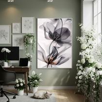 Quadro Decorativo Aura De Flor 70x50cm Mold Preta Quadro Decorativo Aura De Flor 70x50cm Mold Preta