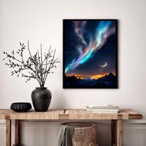 Quadro Decorativo Aurora Boreal - 70x50cm Quadro Decorativo Aurora Boreal - 70x50cm