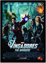 Quadro Decorativo Avengers Cinema Filmes Geek Moldura G02 - Vital Quadros Do Brasil