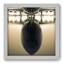 Quadro Decorativo - Avião - 22cm x 22cm - 003qndab