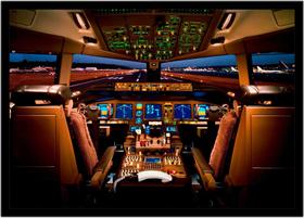 Quadro Decorativo Avião Aeronave Cockpit Cabine Escritório Salas Quartos Com Moldura RC019 Quadro Decorativo Avião Aeronave Cockpit Cabine Escritório Salas Quartos Com Moldura RC019