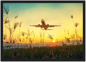 Quadro Decorativo Avião Aeronaves Decoração Com Moldura Quadro Decorativo Avião Aeronaves Decoração Com Moldura