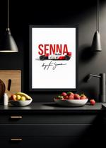Quadro Decorativo Ayrton Senna McLaren F1 Com Vidro Tamanho:21cm x 30cm (A4) Quadro Decorativo Ayrton Senna McLaren F1 Com Vidro Tamanho:21cm x 30cm (A4)